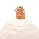 Eggs-traordinary Gifting White Floral 3D Bunny Teapot
