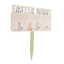 Eggs-traordinary Gifting 'Easter Bunny Please Stop Here' Garden-Style Sign - 23cm