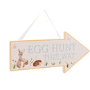 Eggs-traordinary Gifting 'Egg Hunt This Way' Hanging Plaque - 25cm