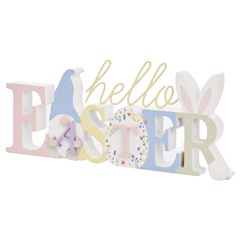 Eggs-traordinary Gifting 'Hello Easter’ Mantle Plaque - 23cm