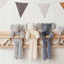 Ellie The Long Leg Elephant Softie - Cream Plush Toy in Optional Gift Box (35cm)