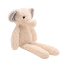 Ellie The Long Leg Elephant Softie - Cream Plush Toy in Optional Gift Box (35cm)