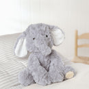 Ethel The Sitting Elephant Softie - Grey Plush Toy in Optional House Gift Box (22cm)