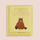 'First Words with Cute Embroidered Friends' Baby Board Book