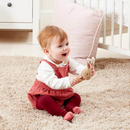 Signature Flopsy Pink Wooden Ring Rattle