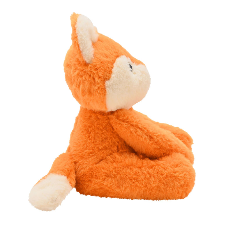 Freddie The Sitting Fox Softie - Orange Plush Toy in House Gift Box (22cm)