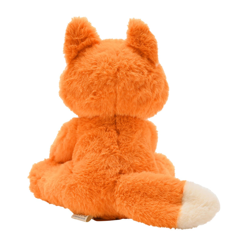 Freddie The Sitting Fox Softie - Orange Plush Toy in House Gift Box (22cm)