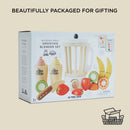 Wooden Fruit Smoothie Blender Set – Sliceable Play Food Toy by Le Toy Van