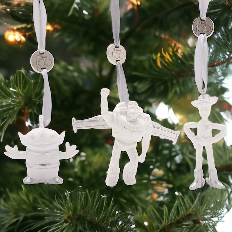 Disney 100 Toy Story Set of 3 Resin Miniature Hanging Decorations