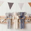 George The Long Leg Elephant Softie - Petrol Plush Toy in Optional Gift Box (35cm)