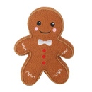 Gingerbread Man Boucle Christmas Cushion - 34cm