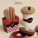 Wooden Gourmet Hamburger Meal Set – 13 Piece Pretend Play Food by Le Toy Van