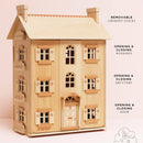 Grand Natural Wooden Dolls House with Opening Windows, Attic & Staircases – Wooden Dolls House by Le Toy Van