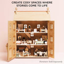 Grand Natural Wooden Dolls House with Opening Windows, Attic & Staircases – Wooden Dolls House by Le Toy Van