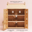 Grand Natural Wooden Dolls House with Opening Windows, Attic & Staircases – Wooden Dolls House by Le Toy Van