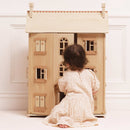 Grand Natural Wooden Dolls House with Opening Windows, Attic & Staircases – Wooden Dolls House by Le Toy Van