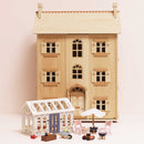 Grand Natural Wooden Dolls House with Opening Windows, Attic & Staircases – Wooden Dolls House by Le Toy Van