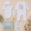 Guess How Much I Love You 7 Piece Baby Gift Set with Story Book, Sleepsuit & Accessories - Newborn-6M