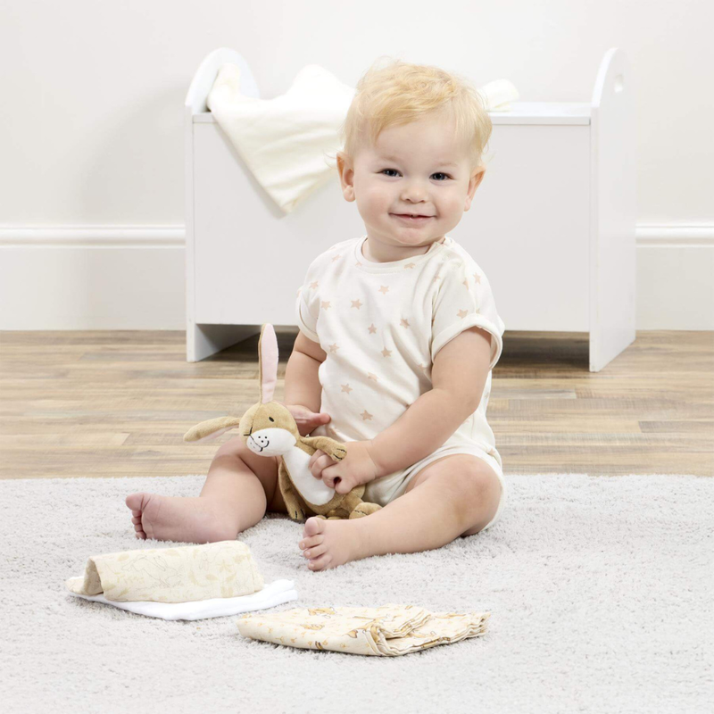 Guess How Much I Love You Soft Toy & Muslin Set