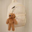 Hampton The Bear Softie - Dark Brown Plush Toy Keyring