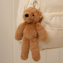Hampton The Bear Softie - Dark Brown Plush Toy Keyring