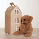 Hampton The Long Leg Teddy Bear Softie - Dark Brown Plush Toy in Optional Gift Box (30cm)