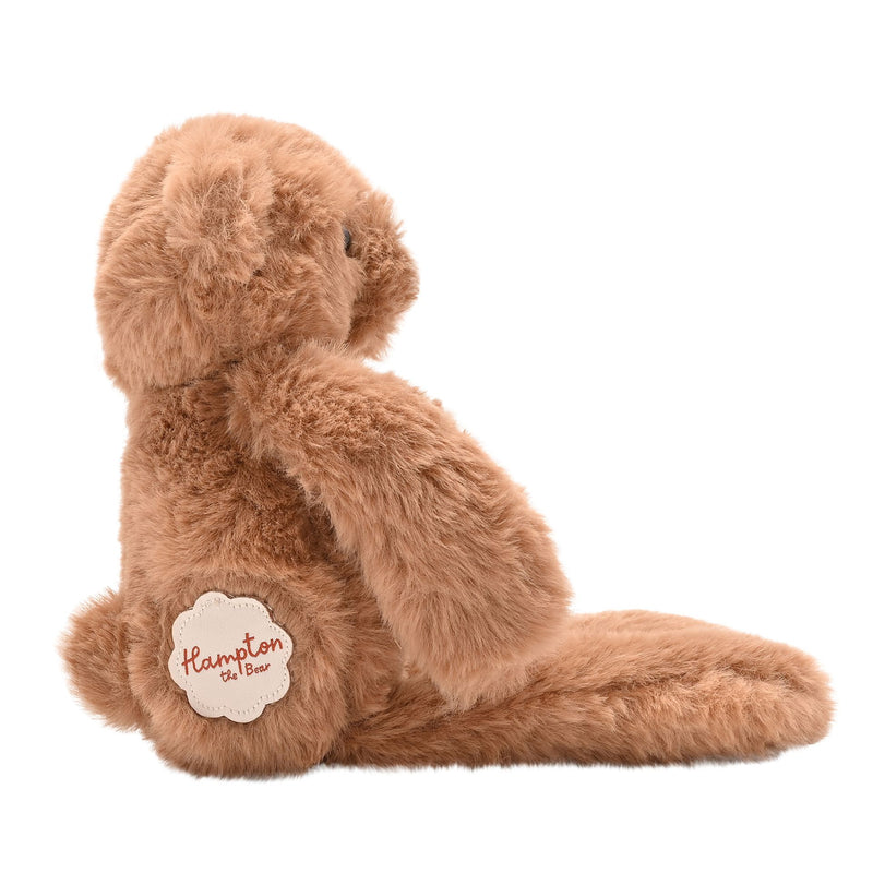 Hampton The Long Leg Teddy Bear Softie - Dark Brown Plush Toy in Gift Box (30cm)