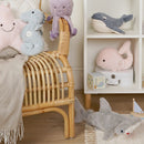 Harrison The Hammerhead Shark Softie - Grey Plush Toy in Optional Gift Box (35cm)