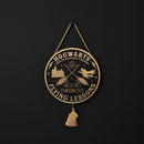 Harry Potter Alumni Accio Firebolt Wooden Hanging Plaque