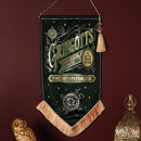 Harry Potter Alumni Hanging Gringotts Wizarding Bank Green Banner