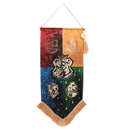 Harry Potter Alumni Hanging Hogwarts Houses Banner