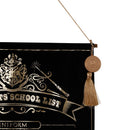 Harry Potter Alumni Hanging School List Large Black Banner