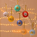 Harry Potter Charms Set of 7 Boxed Glitter Baubles