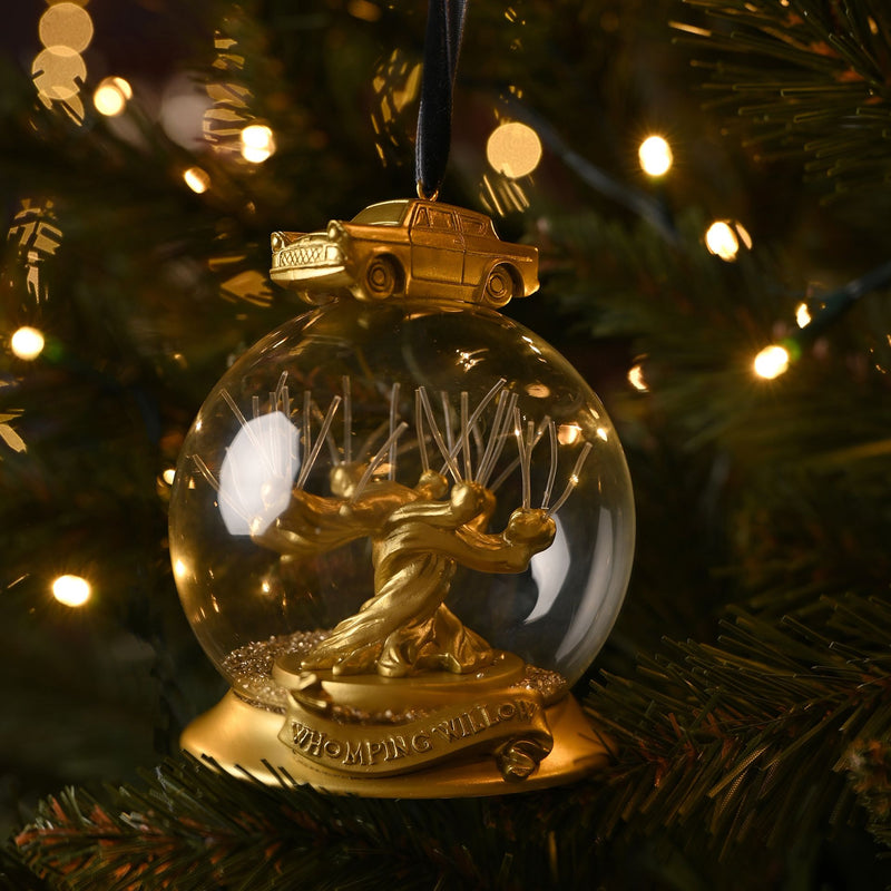 Harry Potter Christmas Alumni LED Whomping Willow and Flying Car Collectable Bauble