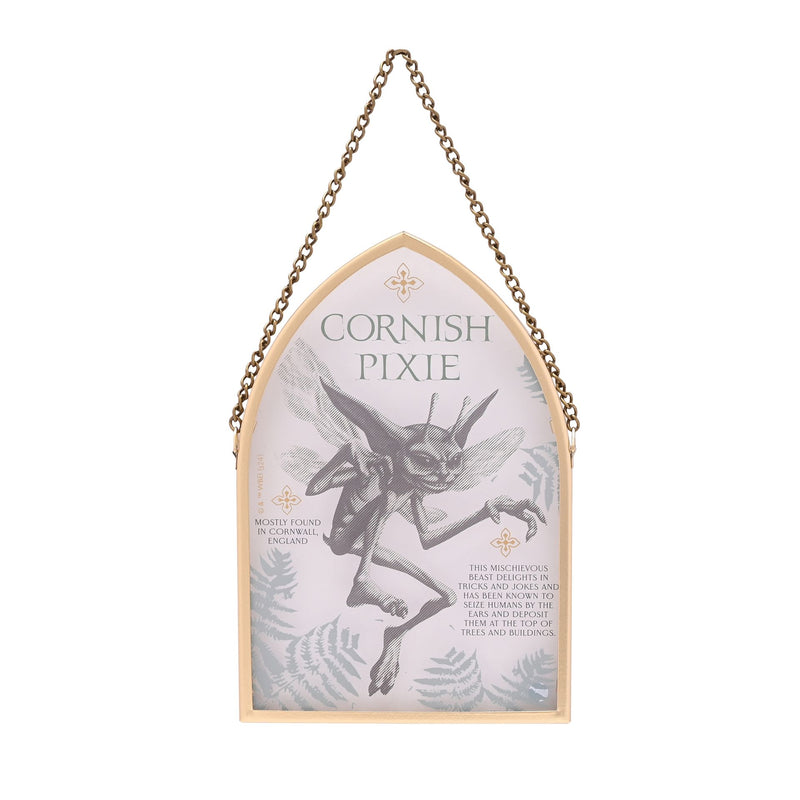 Harry Potter Herbology Arch Glass Plaque - Cornish Pixie