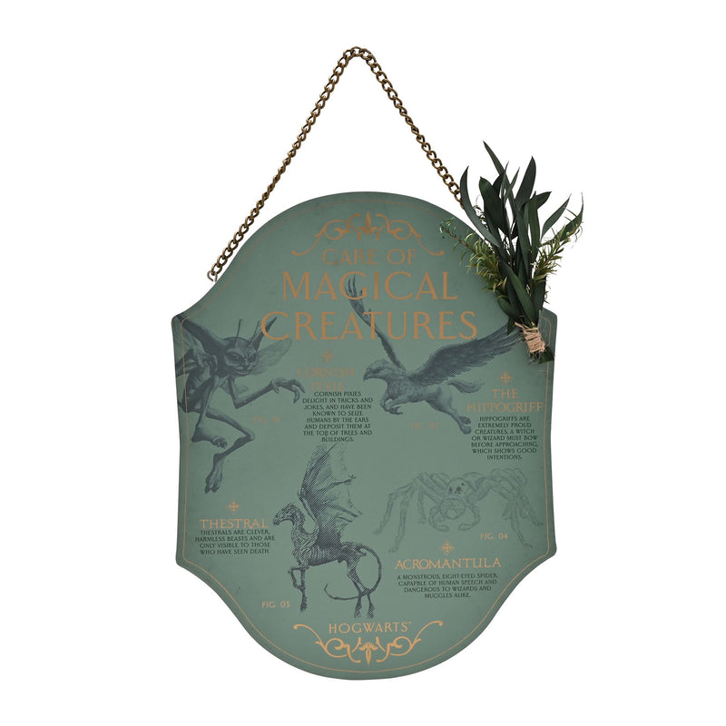 Harry Potter Herbology Magical Creatures Plaque