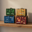 Harry Potter Houses Small Suitcase Money Banks - Set of 4