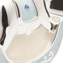 Hello Baby Silver Plated Blue Rocking Horse Money Box