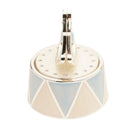 Hello Baby Silver Plated Blue Rocking Horse Music Box