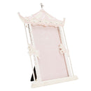 Hello Baby Silver Plated Pink Carousel Photo Frame