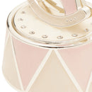 Hello Baby Silver Plated Pink Rocking Horse Music Box