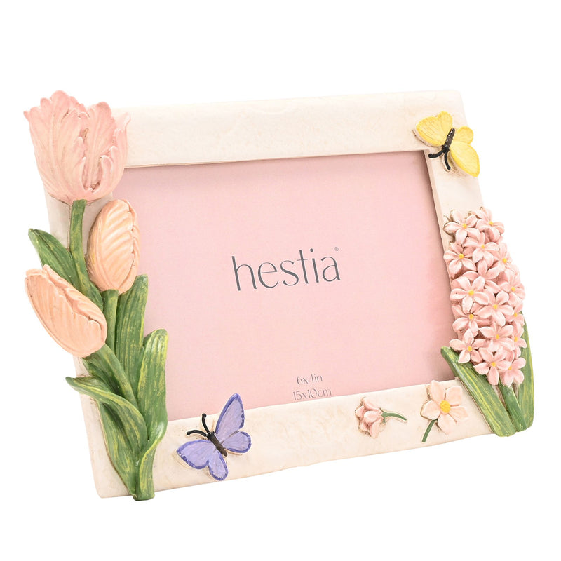 PRE-ORDER Hestia 3D Tulip Design Resin Photo Frame - 6" x 4"