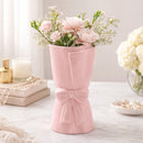 Hestia Pale Pink Bow Bouquet Vase - 24cm