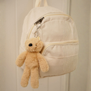 Hudson The Bear Softie - Light Brown Plush Toy Keyring
