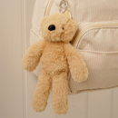 Hudson The Bear Softie - Light Brown Plush Toy Keyring