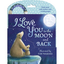 I Love You to the Moon and Back Cloth Book with Teether