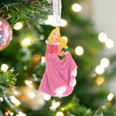 DAMAGED PACKAGING Disney Princess Set of 4 Resin Hanging Decorations - Cinderella, Aurora, Ariel & Belle