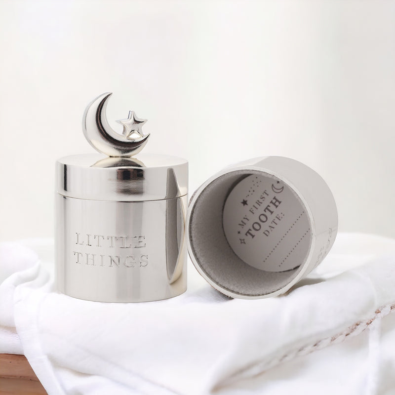 PRE-ORDER Bambino Silver Plated Stacking Keepsake Box with Luxury Packaging