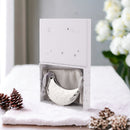 Bambino Silver Plated 'Love You' Moon Plaque with Luxury Packaging