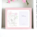 Disney Magical Beginnings Dumbo 'I Love You Mum' Lilac Photo Frame